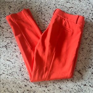 New - J. Crew Cameron Bold Orange Trousers